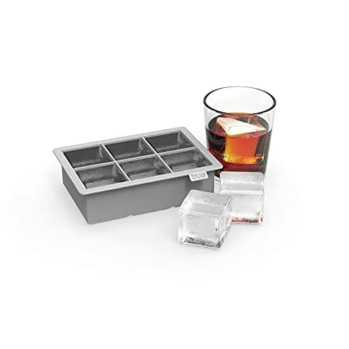 TRUE Large Silicone Ice Cube Tray for 2 Inch Cubes | Easy Release, Perfect for Whiskey & Cocktails thumbnail 3