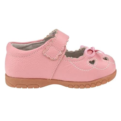 Femizee Girls Leather Bows Mary Jane Flat Shoes 1505 CN20 | Soft Genuine Leather, Toddler & Little Kid thumbnail 3