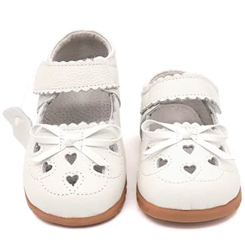 Femizee Girls Leather Bows Mary Jane Flat Shoes 20 CN | Soft Genuine Leather, Comfortable Fit thumbnail 8