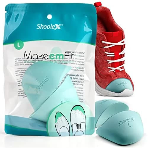 Shoolex Make Em Fit Shoe Filler for Too Big Shoes | Memory Foam Toe Cushion Inserts, Shoe Size Reducer for Men & Women (Large) thumbnail 1