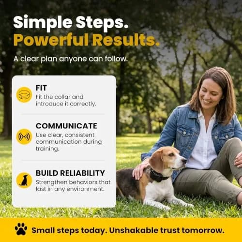 Educator ET-300 Mini E Collar for Dog Training with Remote 1/2 Mile Waterproof 100 Levels Night Light thumbnail 5