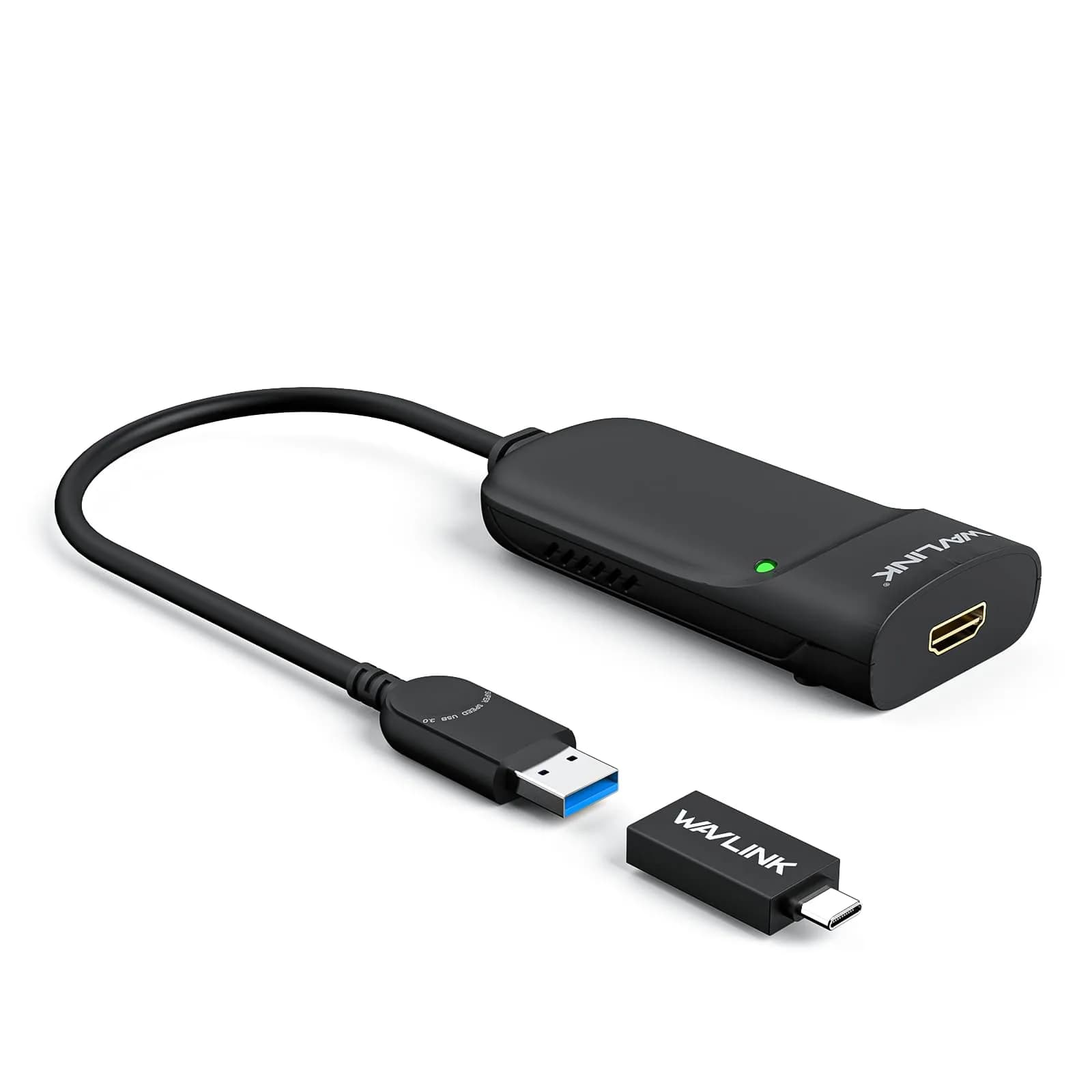 WAVLINK USB C to HDMI Adapter 2.0 1080p@60Hz | Supports up to 6 Monitors | Works with Windows, macOS M1/M5, ChromeOS - main product image