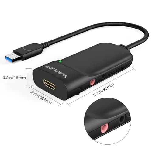 WAVLINK USB C to HDMI Adapter 2.0 1080p@60Hz | Supports up to 6 Monitors | Works with Windows, macOS M1/M5, ChromeOS thumbnail 7