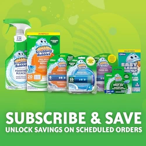 Scrubbing Bubbles Continuous Clean Toilet Drop-Ins 3 Tablets | Septic-Safe Tank Tablets for Stain & Smell Protection thumbnail 8