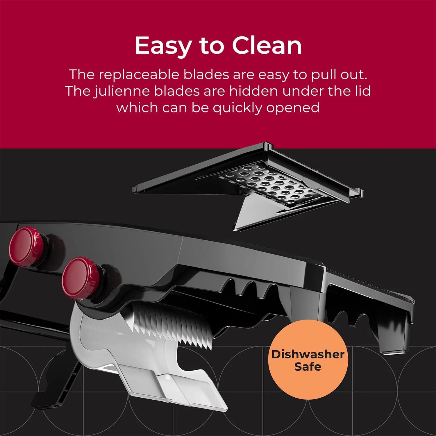 Mueller Austria V-Pro 5-Blade Mandoline Slicer with Stand, Adjustable Vegetable Chopper 42.4cm (16.7in) | Cuts Evenly Every Time - view 8
