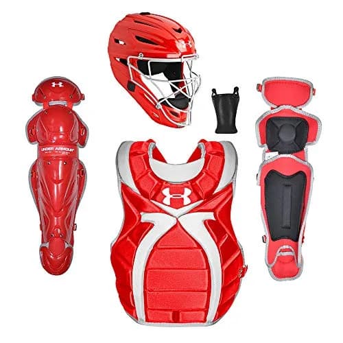 Under Armour Impact Protection Gear Set for Ages 9-12 | Full Baseball & Softball Catcher Equipment thumbnail 1