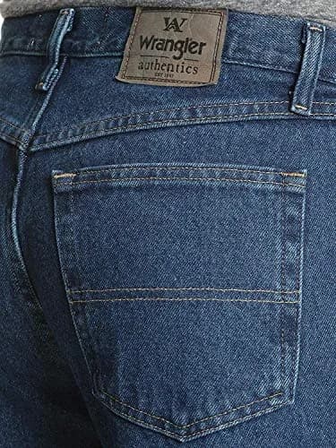 Wrangler Classic 5-pocket Relaxed Fit Cotton Jean, Dark Stonewash, 52W x 32L | Casual Comfort thumbnail 6