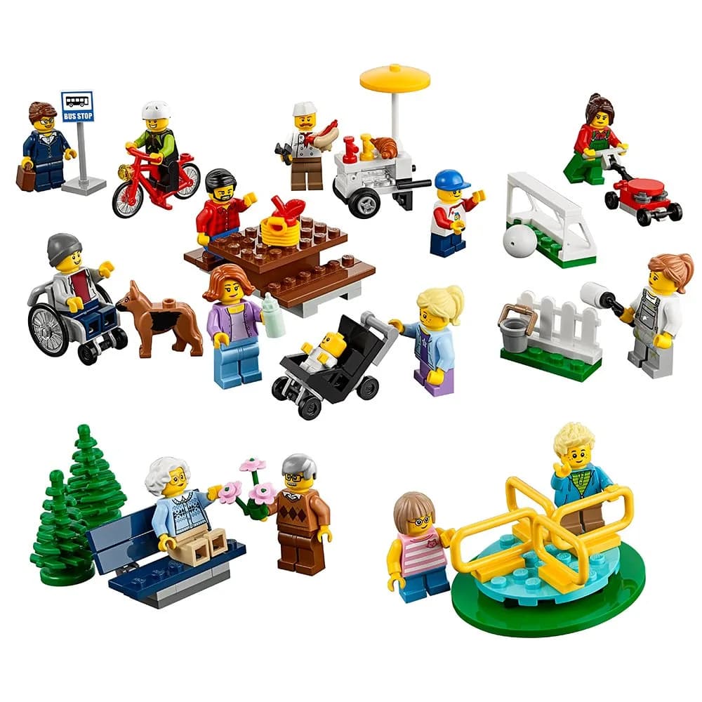 LEGO City Town 60134 Fun in The Park - City People Pack Building Kit (157 Piece) | Creative City Playset for Kids 5-12