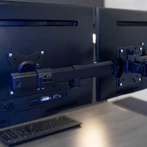 VIVO Dual VESA Bracket Adapter MOUNT-VW02A for 2 Monitors up to 27" | Supports 75x75mm & 100x100mm VESA thumbnail 6