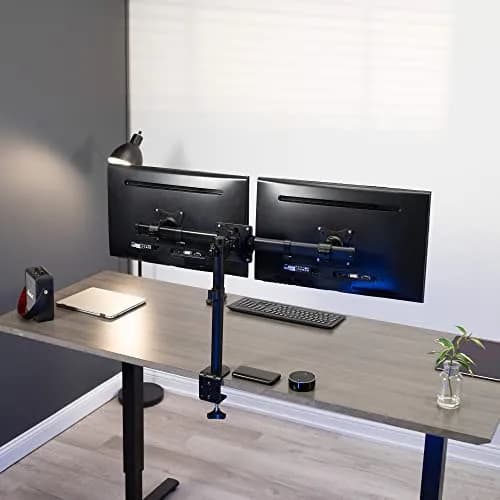 VIVO Dual VESA Bracket Adapter MOUNT-VW02A for 2 Monitors up to 27" | Supports 75x75mm & 100x100mm VESA thumbnail 7