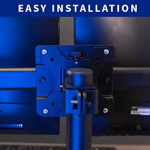 VIVO Dual VESA Bracket Adapter MOUNT-VW02A for 2 Monitors up to 27" | Supports 75x75mm & 100x100mm VESA thumbnail 9