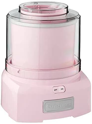 Cuisinart Automatic Frozen Yogurt-Ice Cream & Sorbet Maker 1.5 Quart (1.42 L) Pink | Makes Treats in 20 Minutes thumbnail 1