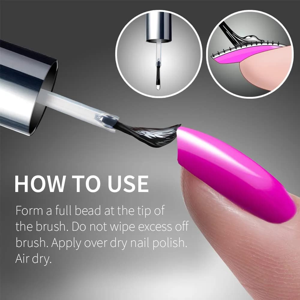 Seche Vive Gel Effect Top Coat 14ml (0.5 Fl Oz) | Salon-Style Gloss & Longevity - view 7