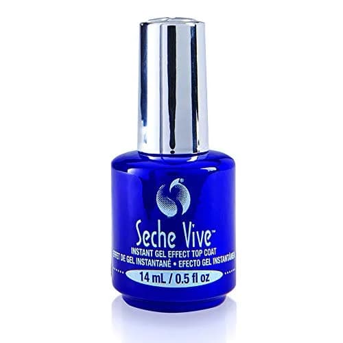 Seche Vive Gel Effect Top Coat 14ml (0.5 Fl Oz) | Salon-Style Gloss & Longevity thumbnail 1