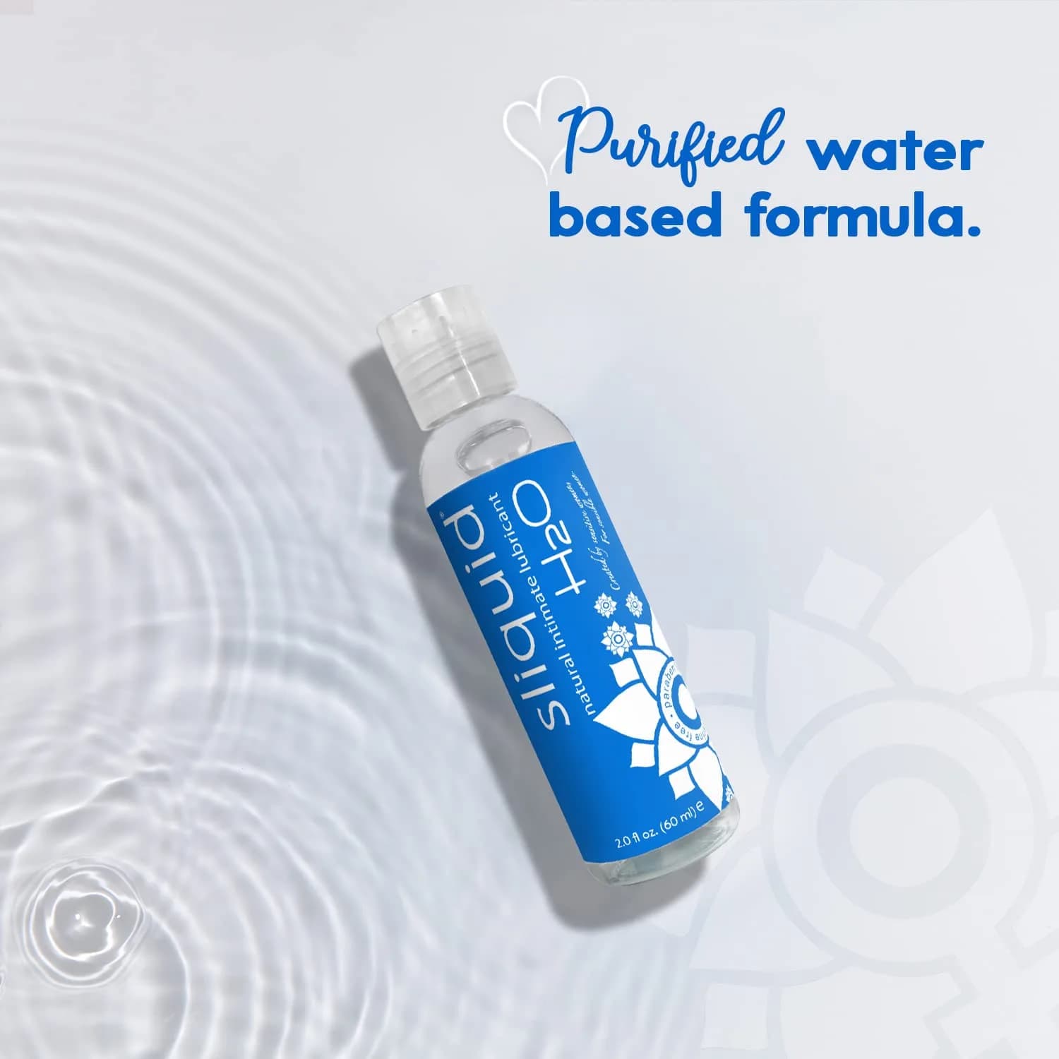 Sliquid H2O Water Based Lubricant 59ml (2 Fl Oz) | Glycerin-Free, Unscented, Natural Glide - view 5