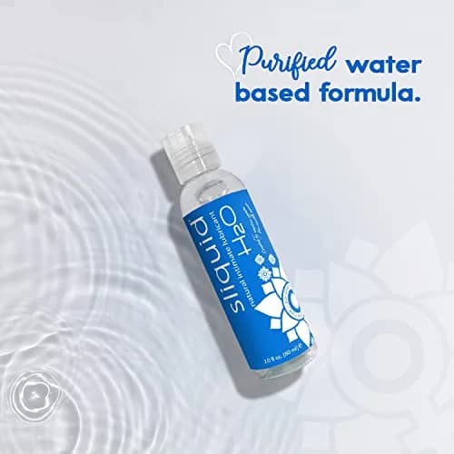 Sliquid H2O Water Based Lubricant 59ml (2 Fl Oz) | Glycerin-Free, Unscented, Natural Glide thumbnail 5