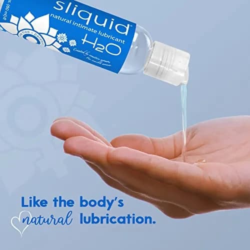 Sliquid H2O Water Based Lubricant 59ml (2 Fl Oz) | Glycerin-Free, Unscented, Natural Glide thumbnail 7