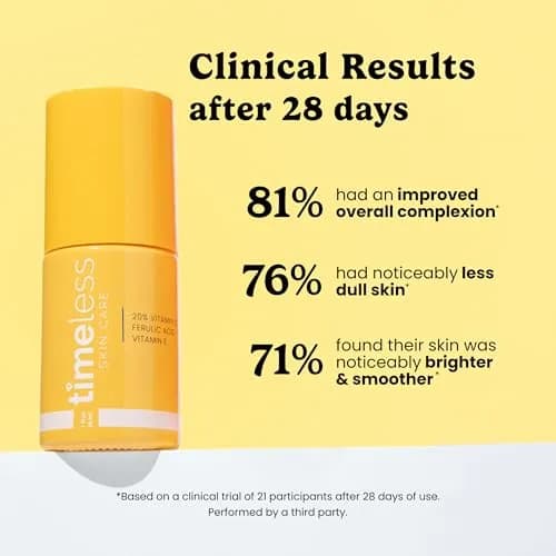 Timeless Skin Care 20% Vitamin C + E Ferulic Acid Serum 60ml (2 Fl Oz) | Brightens Skin Tone & Supports Collagen thumbnail 3