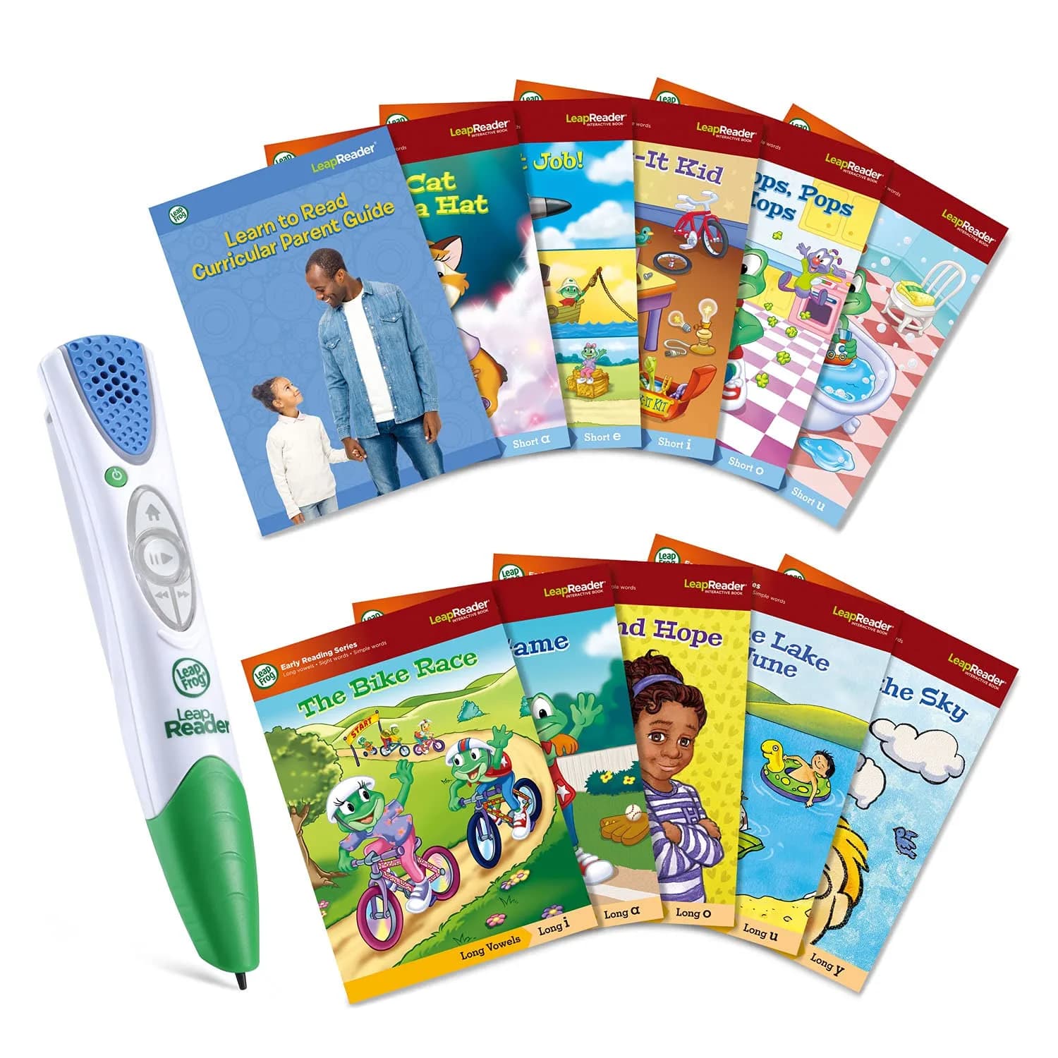 LeapFrog LeapReader System Learn to Read 10 Book Bundle | Interactive Reading & Phonics for Kids 4-6 — Mega Bundle