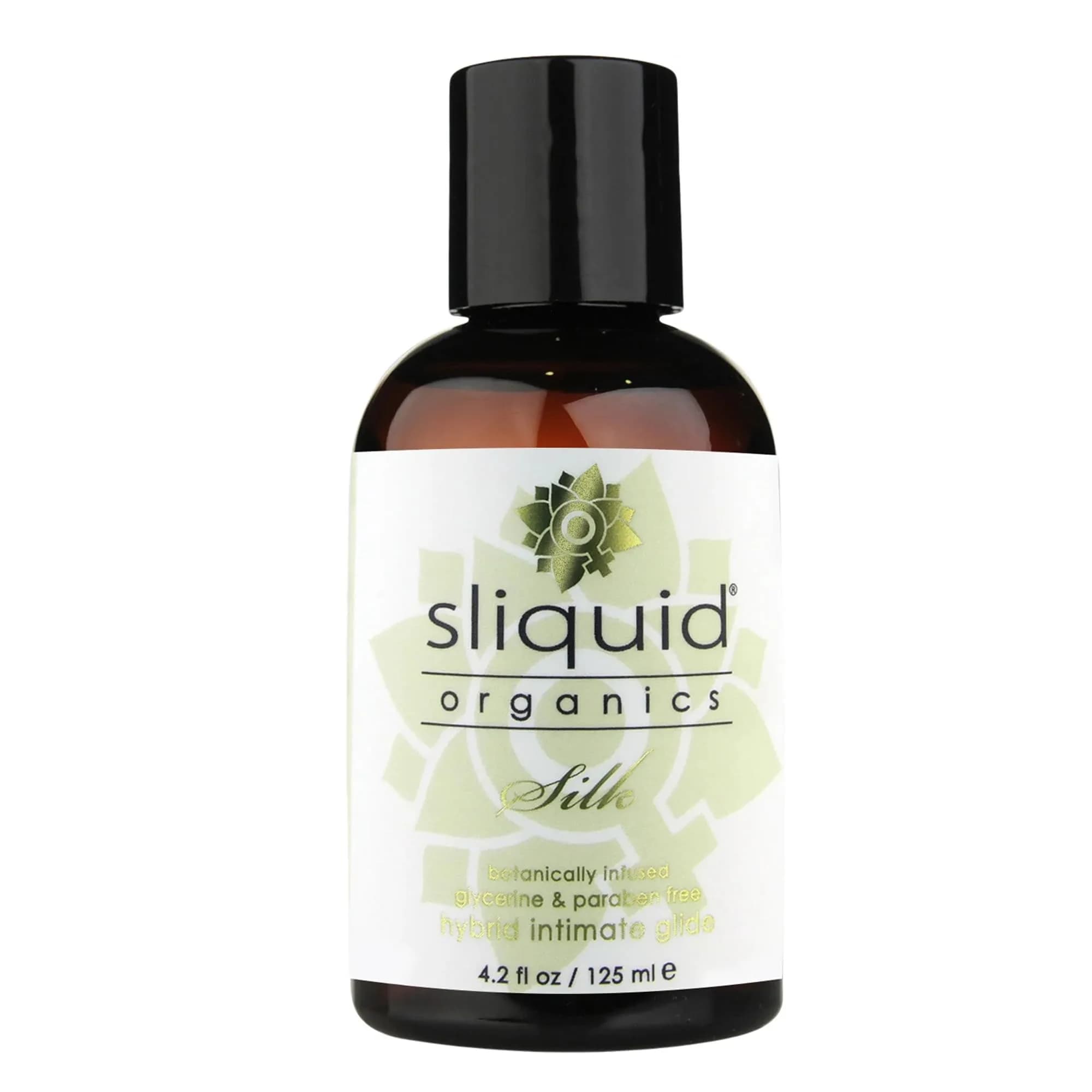 Sliquid Organics Silk Hybrid Lubricant 4.2 Oz | Smooth Comfort for Intimate Activities - main product image