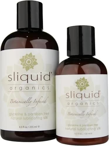 Sliquid Organics Silk Hybrid Lubricant 4.2 Oz | Smooth Comfort for Intimate Activities thumbnail 2