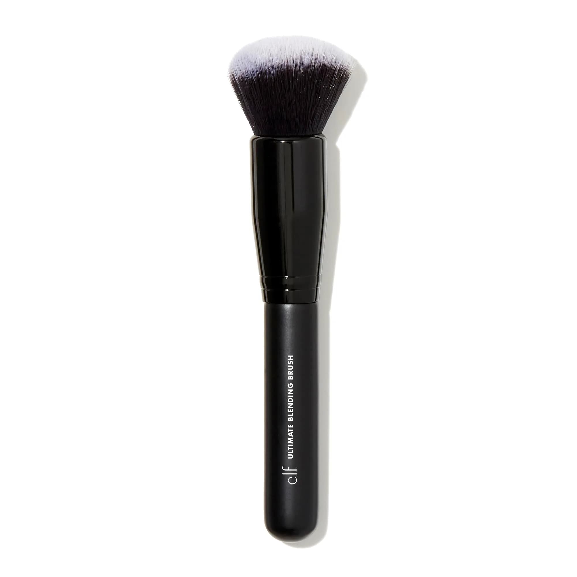 e.l.f. Ultimate Blending Brush, Dome-Shaped Makeup Tool For Applying & Blending Foundation, Bronzer & Blush, Made With Vegan, Cruelty-Free Bristles — Black - Ultimate Blending