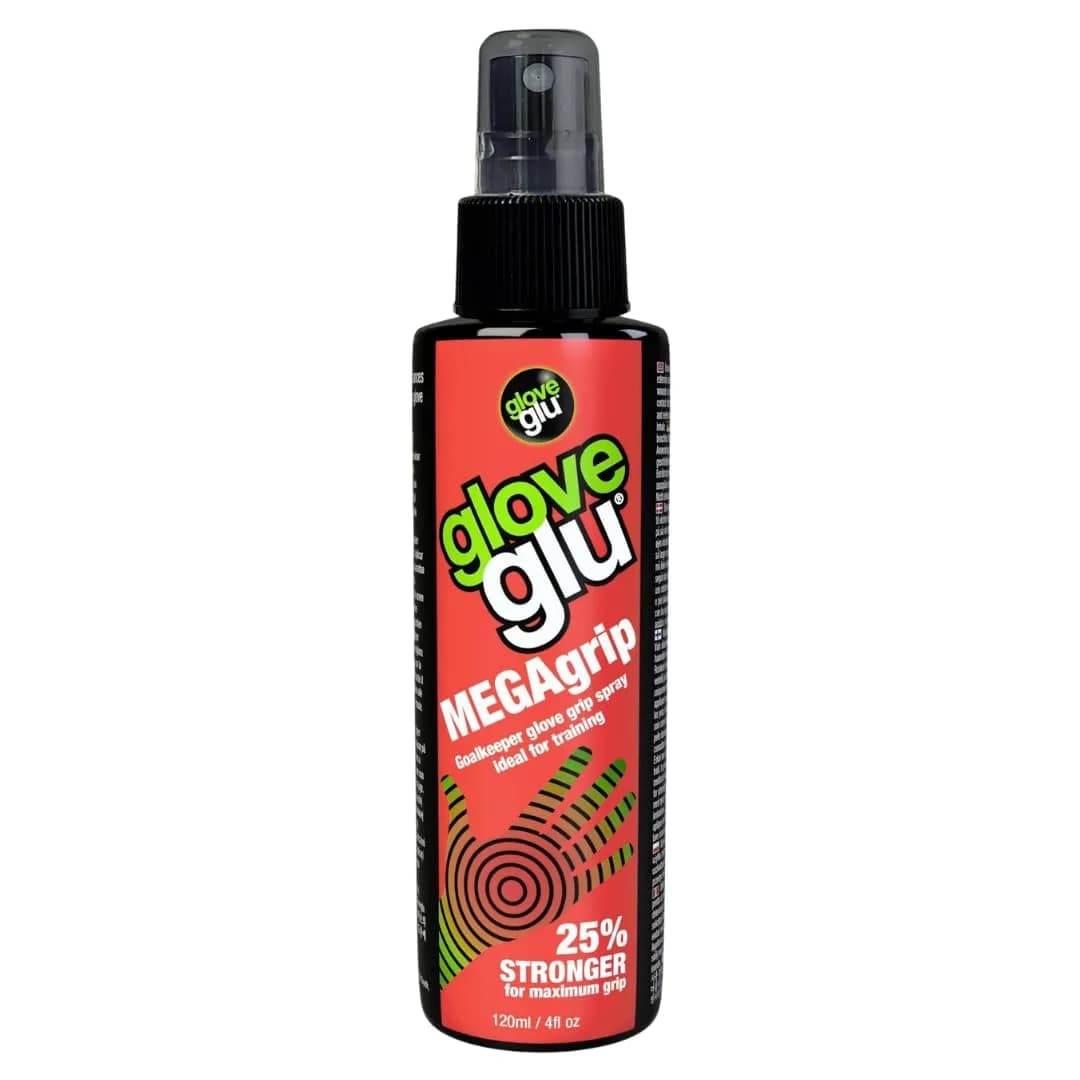 Gloveglu MEGAgrip Goalkeeper Glove Grip Spray 250ml (8.45 fl. oz) | 25% Stronger Maximum Grip Formula — 4fl. oz