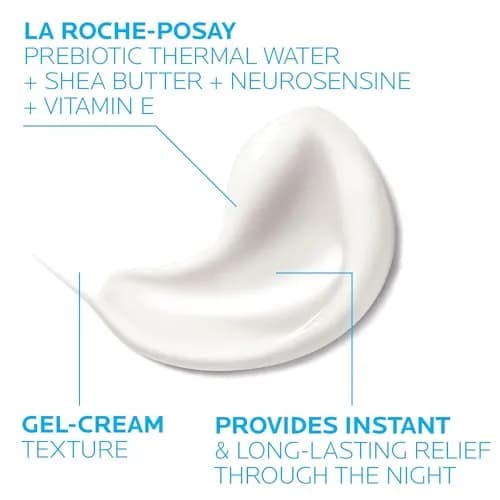 La Roche-Posay Toleriane Dermallergo Night Cream 40ml (1.35 Fl Oz) | Allergy Tested Soothing Hydration thumbnail 2
