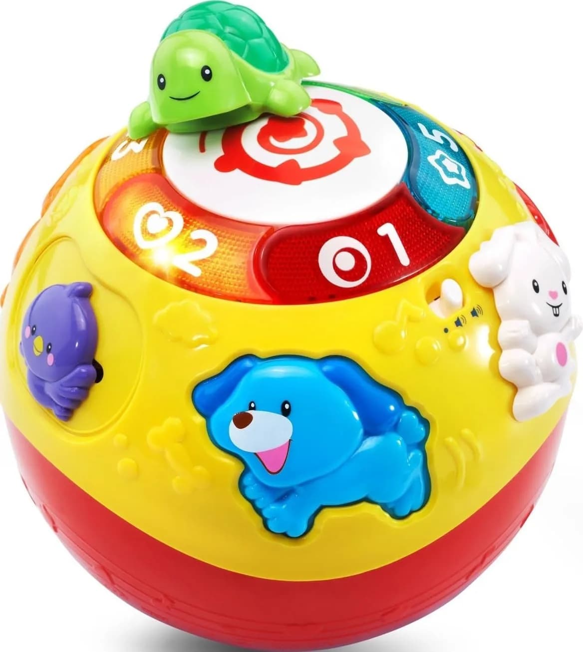 VTech Wiggle and Crawl Ball, Multicolor | Interactive Baby Toy with Lights & Songs - main product image