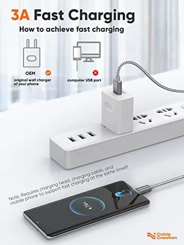 CableCreation USB C to USB A 10FT | Fast Charging & Data Sync for Laptop & Phone thumbnail 5