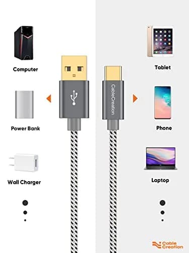 CableCreation USB C to USB A 10FT | Fast Charging & Data Sync for Laptop & Phone thumbnail 8