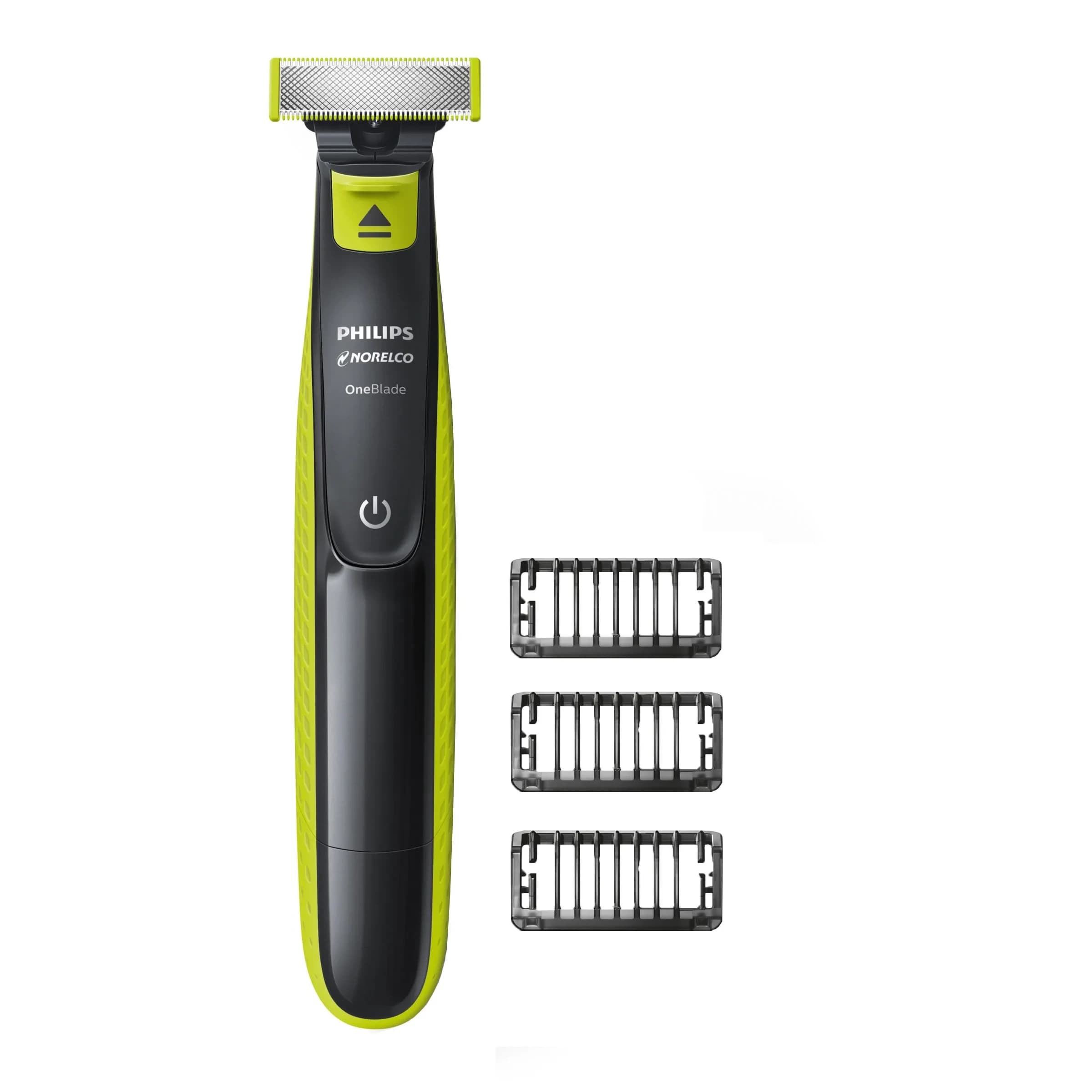 Philips Norelco OneBlade Hybrid Electric Trimmer and Shaver QP2520/70 | Trim, Edge, and Shave Any Length — Black