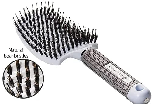 Ineffable Care Boar Bristle Hair Brush set – Curved & Vented for Wet & Dry Detangling, All Hair Types | Gift Kit (70-120 chars) thumbnail 7