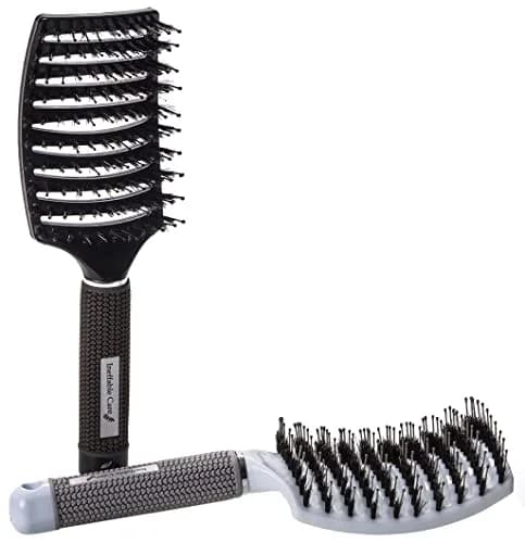 Ineffable Care Boar Bristle Hair Brush set – Curved & Vented for Wet & Dry Detangling, All Hair Types | Gift Kit (70-120 chars) thumbnail 8