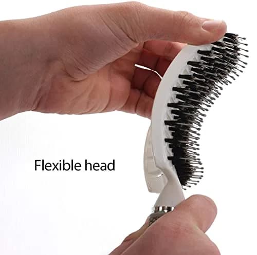 Ineffable Care Boar Bristle Hair Brush set – Curved & Vented for Wet & Dry Detangling, All Hair Types | Gift Kit (70-120 chars) thumbnail 4