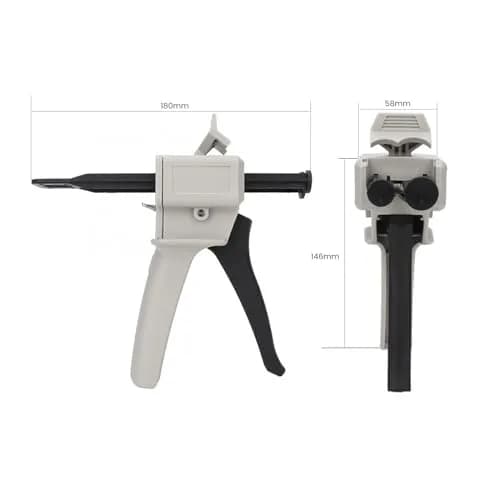 CNBTR 50ml AB Cartridge Dispenser | 1:1/1:2 Ratio Adhesive Mixing Tool thumbnail 4