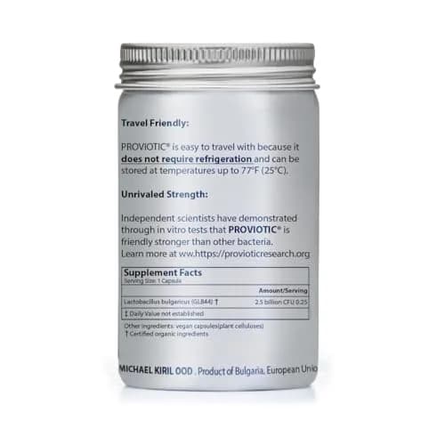 PROVIOTIC Vegan Probiotic Supplement 30 Count | Digestive & Immune Support in Vegan Capsule thumbnail 2