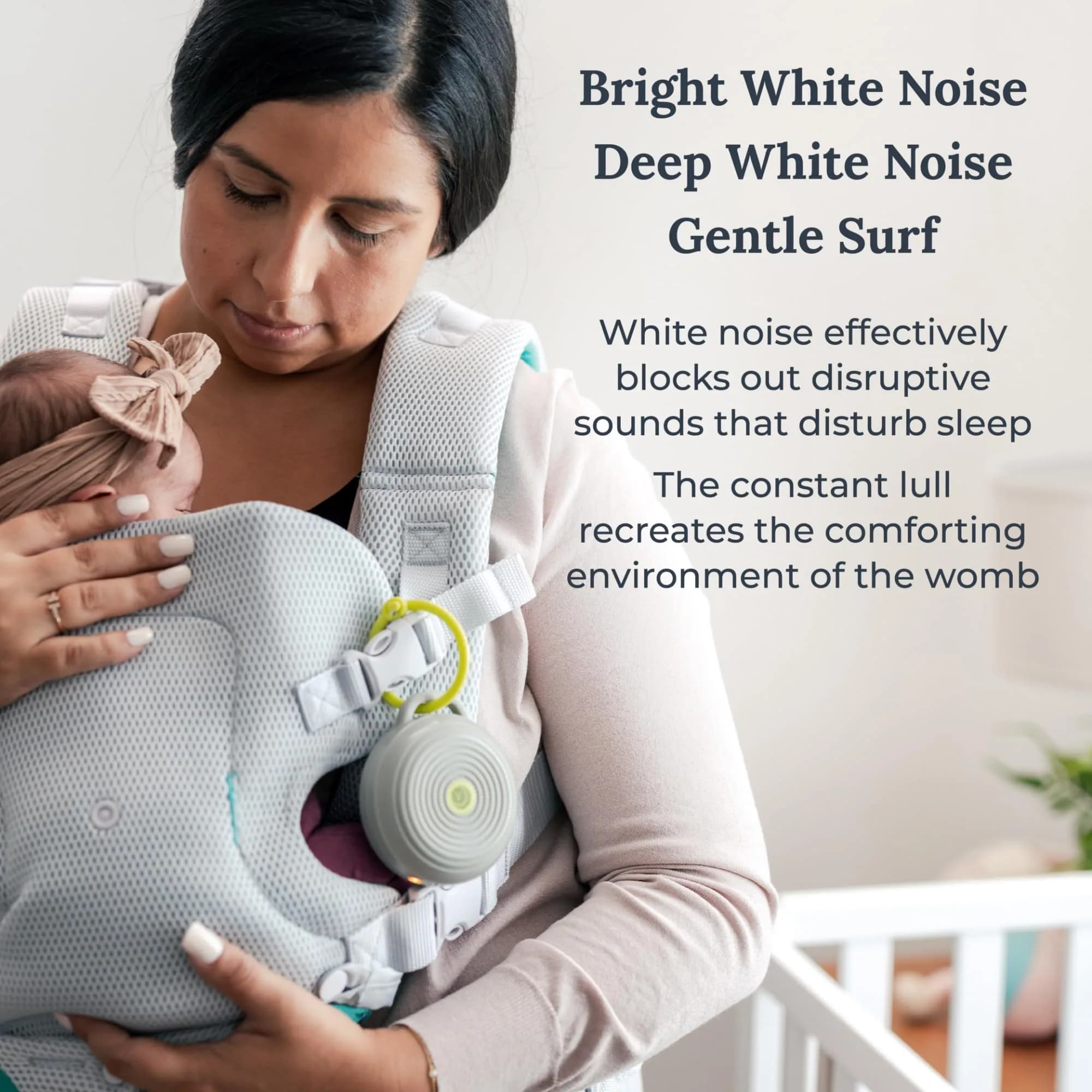 YOGASLEEP Hushh Portable White Noise Sound Machine Grey | 3.8 oz (107 g) - view 4