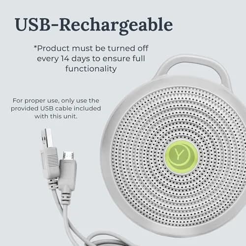 YOGASLEEP Hushh Portable White Noise Sound Machine Grey | 3.8 oz (107 g) thumbnail 5