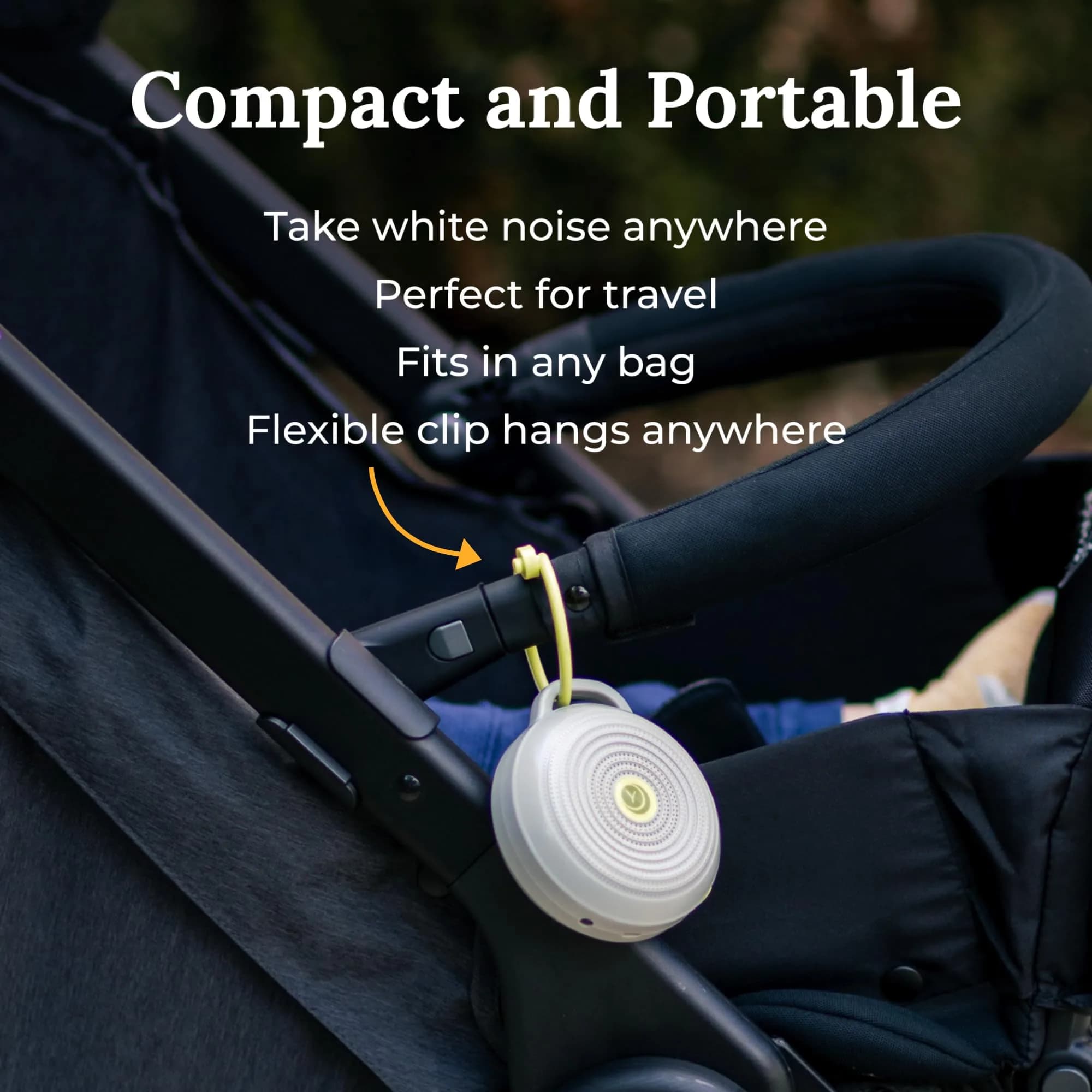 YOGASLEEP Hushh Portable White Noise Sound Machine Grey | 3.8 oz (107 g) - view 6