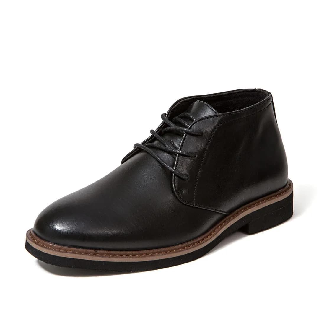 Deer Stags Boys' Ballard Dress Comfort Chukka Boot / Black 13 Little Kid | Stylish, Cushioned, Durable