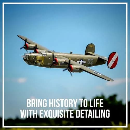 Daron Postage Stamp B-24 Liberator "Witchcraft" 1/163 Scale Die-Cast Metal WWII Bomber Model | Collectible Aircraft for Adult Collectors thumbnail 4