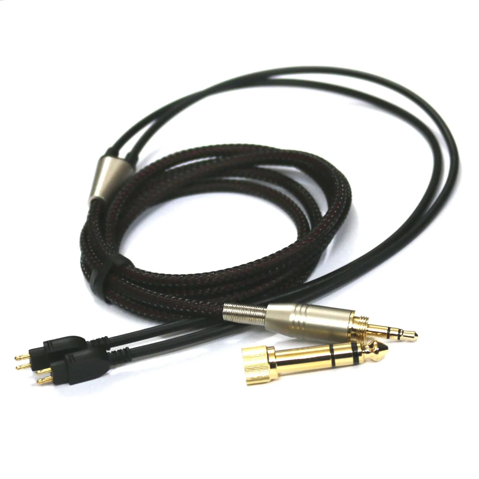 NewFantasia Replacement Audio Upgrade Cable for Sennheiser HD650, HD600, HD580, HD58X, HD660S, HD660S2, Massdrop HD6XX Headphones | 3m (9.9ft) — 1.2m
