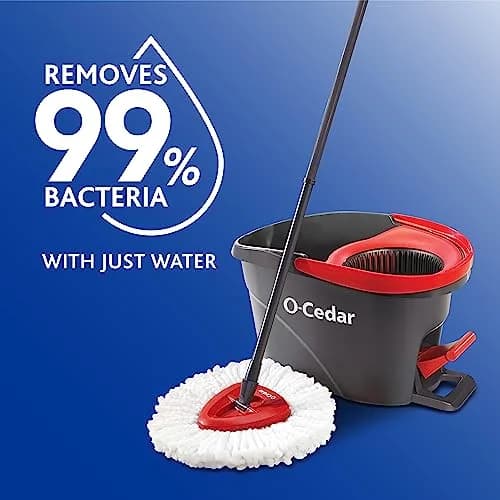 O-Cedar EasyWring Microfiber Spin Mop and Bucket System | Efficient Hard Floor Cleaning in India thumbnail 6