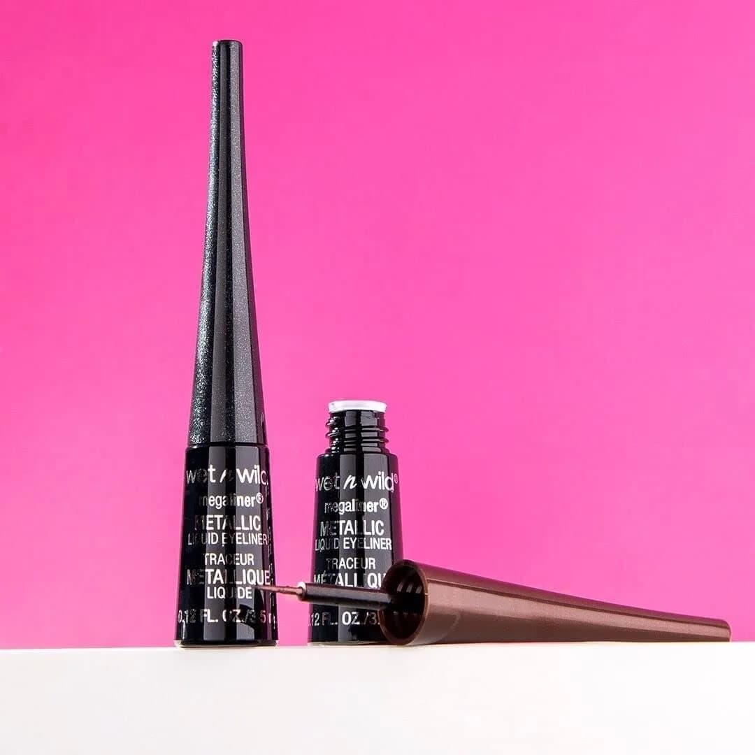 wet n wild MegaLiner Liquid Eyeliner - Black 3.5ml (0.11 Fl Oz) | High-Def Pigment for Defined Eyes - view 9