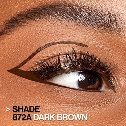 wet n wild MegaLiner Liquid Eyeliner Dark Brown | High-Def Pigment & Fluid Formula thumbnail 6