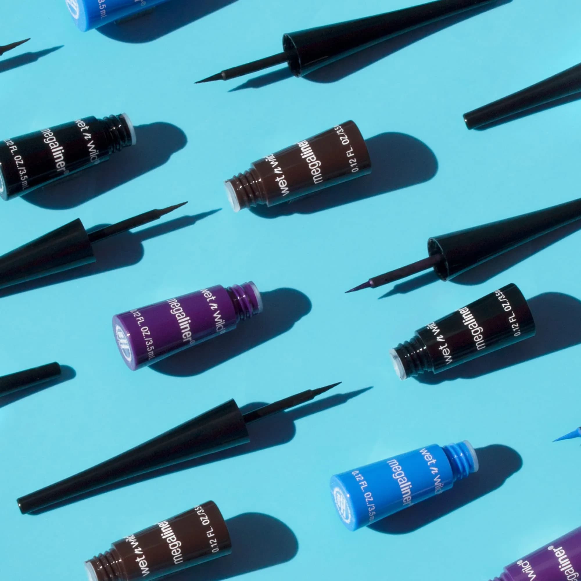 wet n wild MegaLiner Liquid Eyeliner Dark Brown | High-Def Pigment & Fluid Formula - view 8
