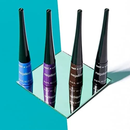 wet n wild MegaLiner Liquid Eyeliner Dark Brown | High-Def Pigment & Fluid Formula thumbnail 9