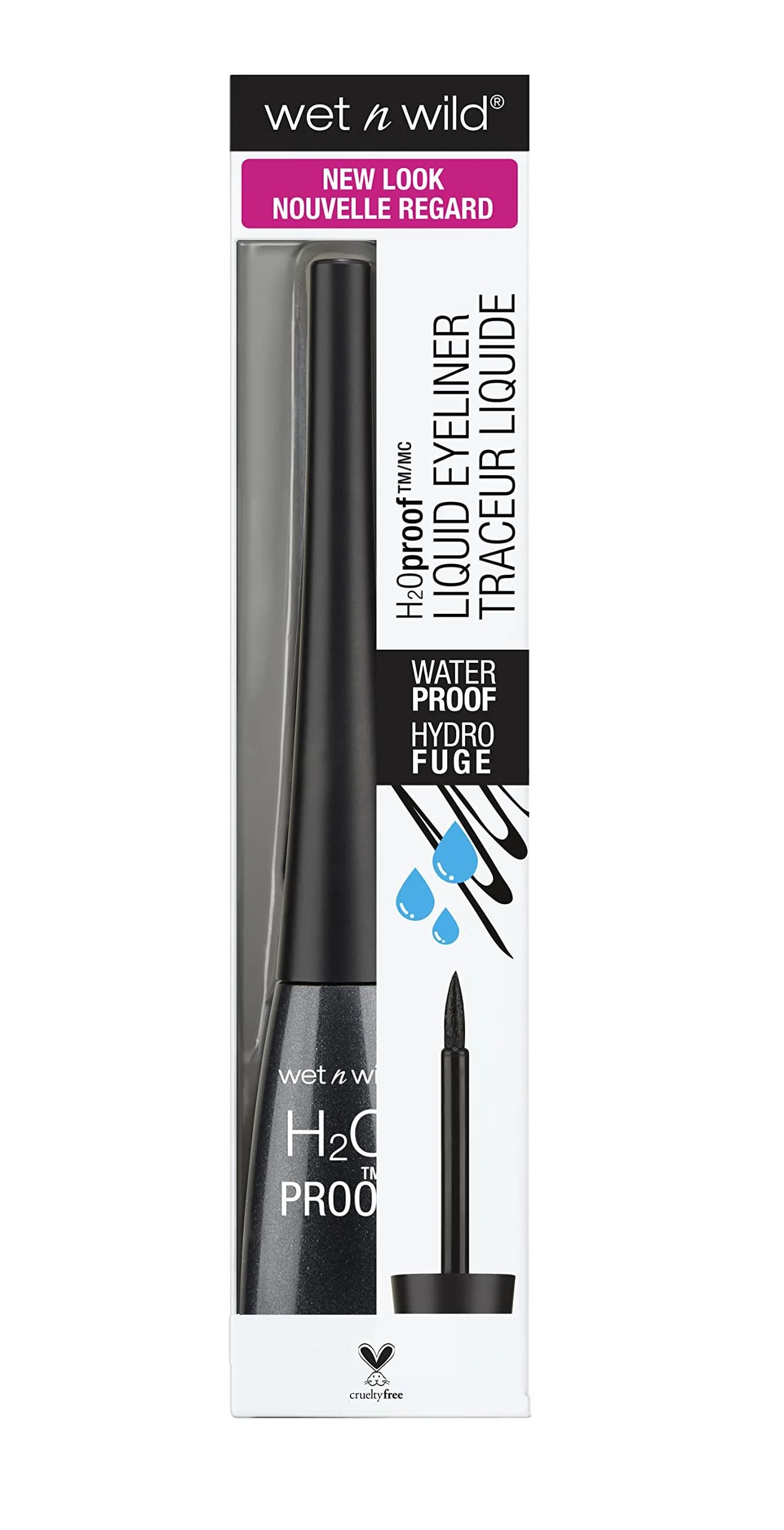 wet n wild H2O Proof Liquid Eyeliner Black | Waterproof & Smudge-Proof Definition - view 3