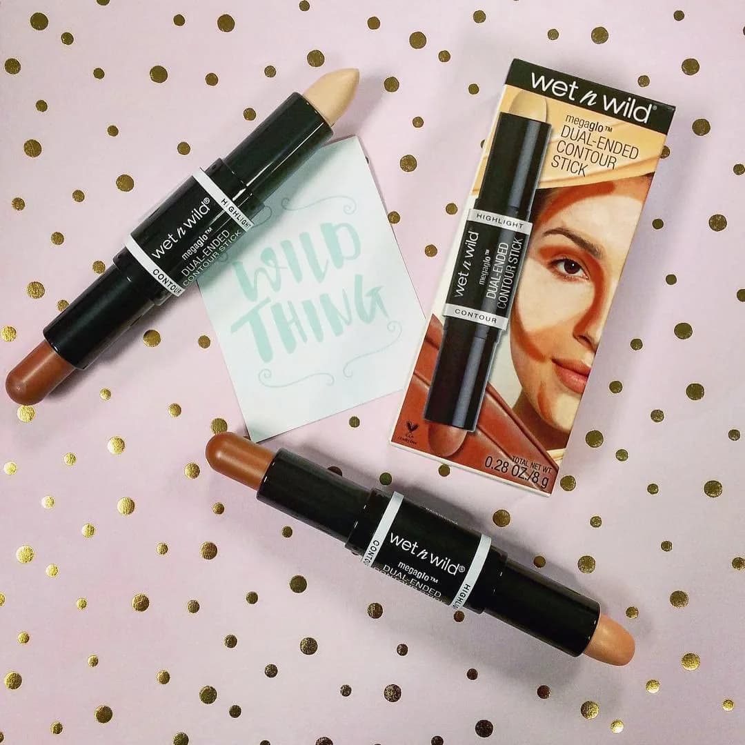 wet n wild MegaGlo Dual-Ended Contour Stick, Light Medium, Cruelty-Free | Metallic Finish - view 5